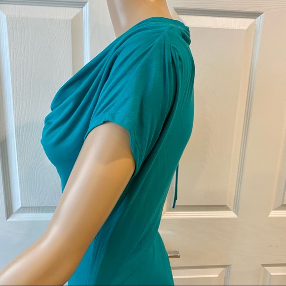 CATHERINE MALANDRINO SZ S ROUCHED SIDE TIE DRESS - Picture 6 of 11